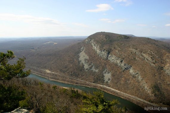 View from Mt. Tammany in March