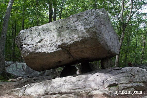 Tripod Rock at Pyramid Mountain.