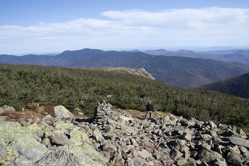 Hiker on the Lions Head Trail.