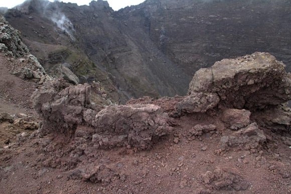 Rim of Vesuvius.