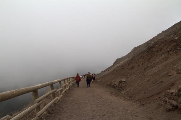 Path up Mt. Vesuvius.