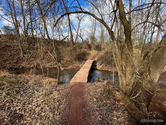 Bridge over stream