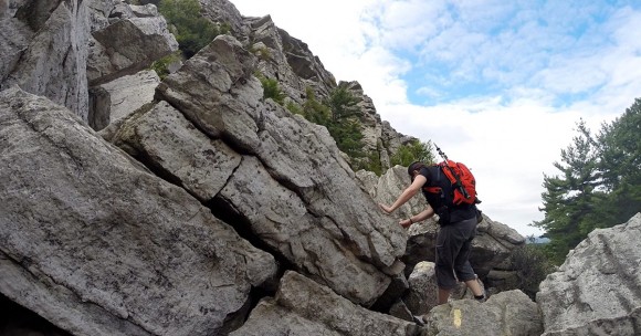 Bonticou Crag rock scramble