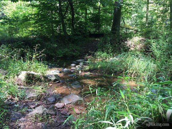 Rock hop over a stream