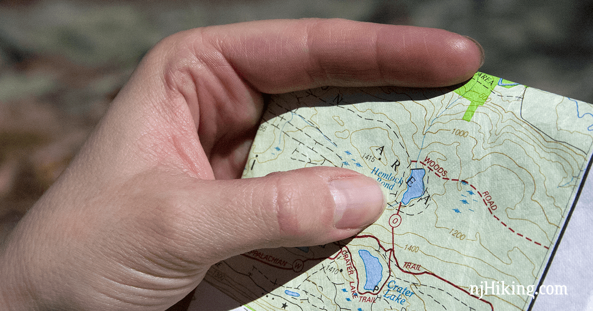Watchung Reservation Trail Map Nj Hiking Trail Maps | Njhiking.com