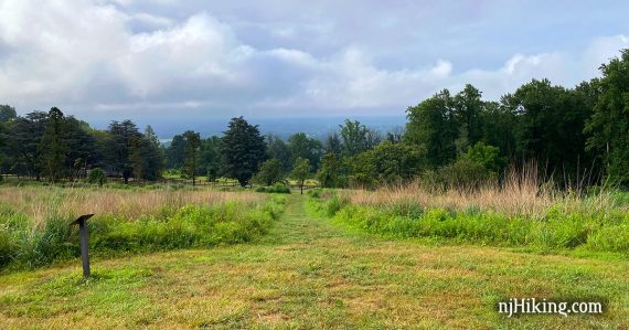 View from a hill at Baldpate Mountain.