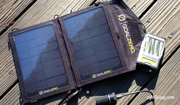MORE Solar Charger Charge phone GPS GOAL ZERO NOMAD 10 SOLAR PANEL 