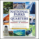 National Park Quarters Collector's Map