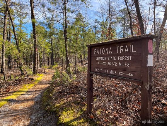 Batona trail sign