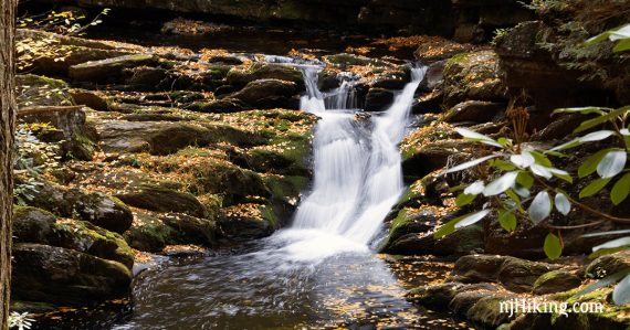 Waterfall in Van Campens Glen.