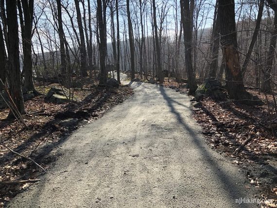 Path to Splitock kayak launch.