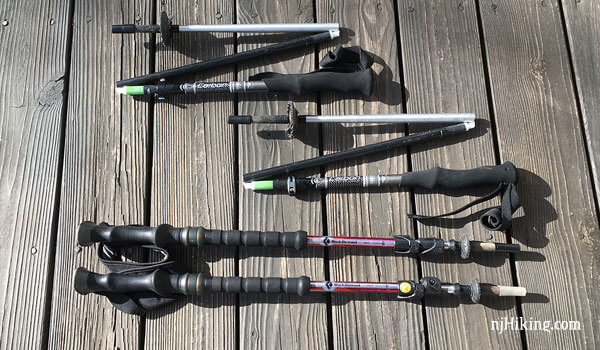 trekking pole fishing rod