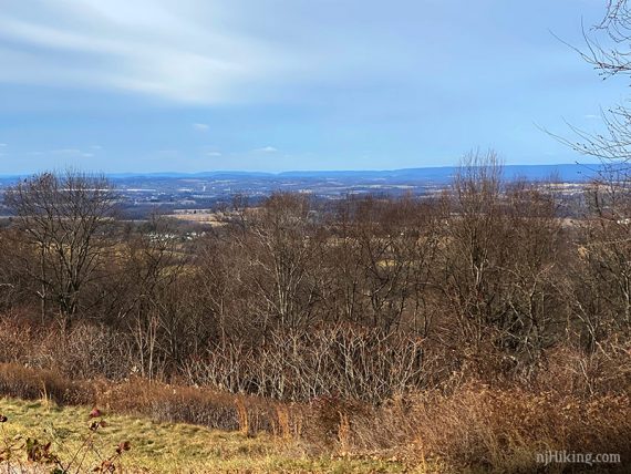 View of the Delaware Water Gap in the distance