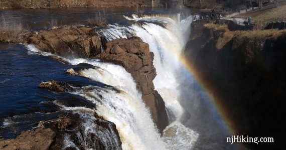 Rainbow over Paterson Great Falls.