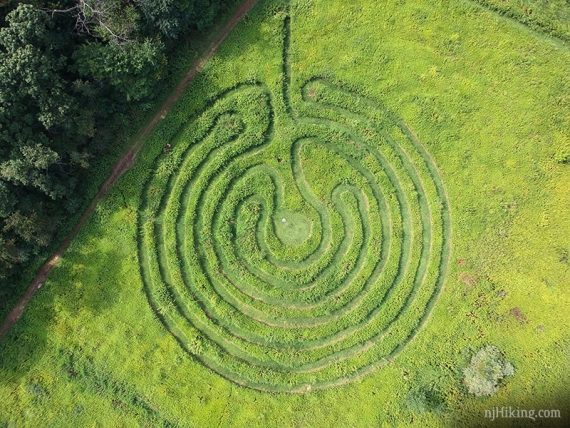 Helyar Maze from above.