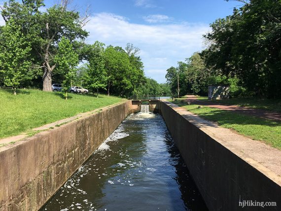 5 Mile Lock, looking south