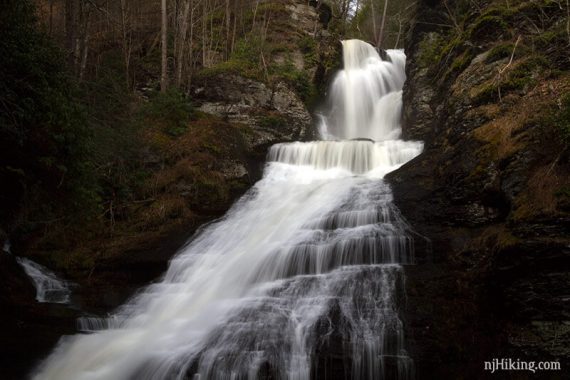 Dingmans Falls after a heavy rain.