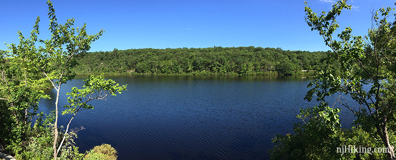 Panoramic view of Surprise Lake.