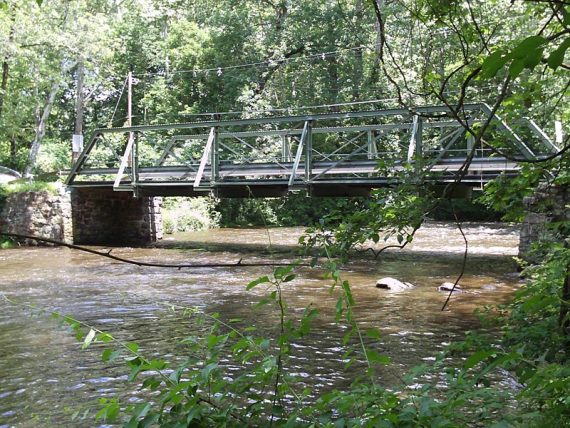 Point Mountain Road bridge over the Musconetcong River