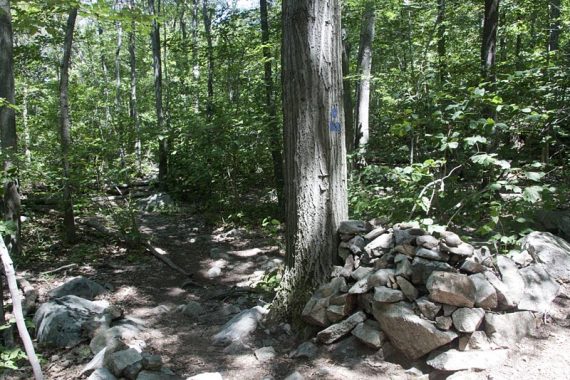 Pinwheel rock cairn in 2009.