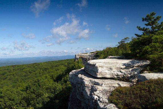 View north from Sam's Point.