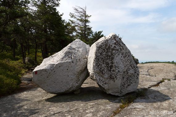 More glacial erratics.