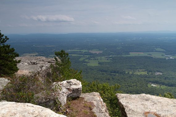 Views from the tip of Gertrude's Nose trail.