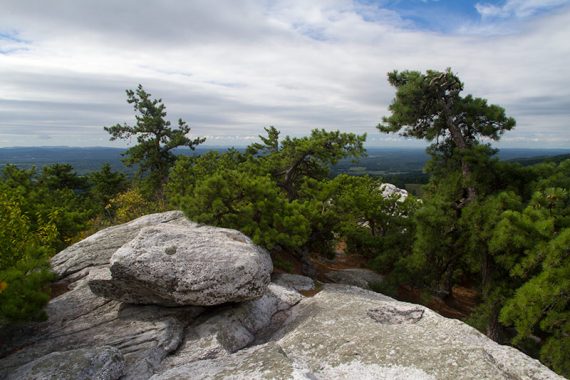 View from the top of Bonticou Crag.