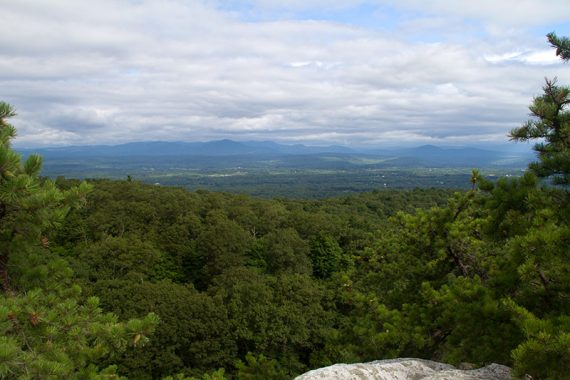 View from the top of Bonticou Crag.