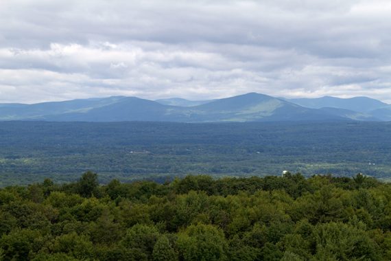 Catskills in the distance