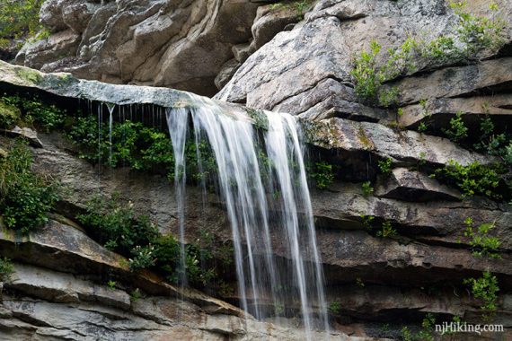 Awosting Falls close up.