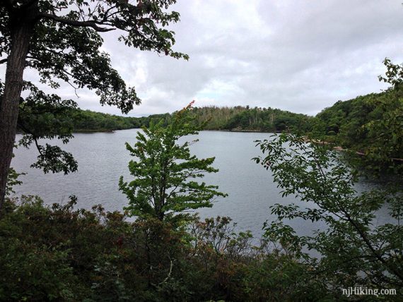 View of Sunfish Pond from the Turquoise trail.