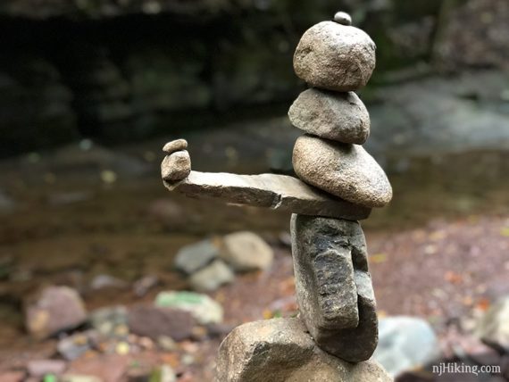 Cairn near the creek