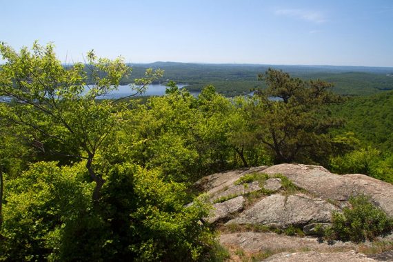 View from High Point, looking towards NYC.
