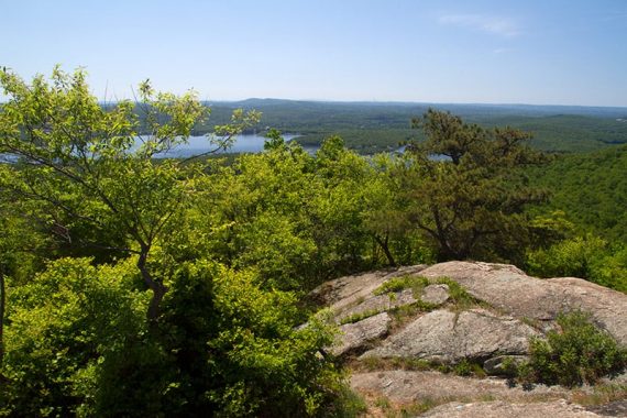 View from High Point, looking towards NYC.