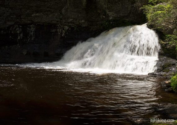 Close up of Hackers Falls during high water flow.