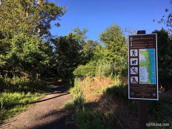 Long Path (TEAL) trailhead.