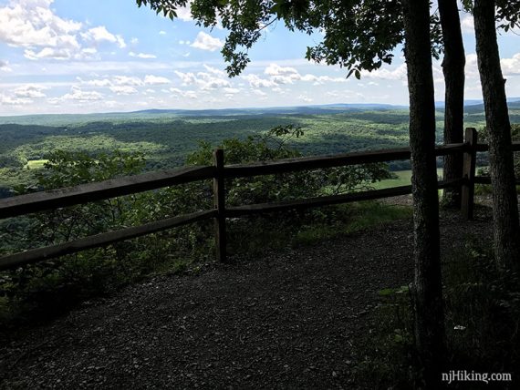 Fence at a viewpoint.