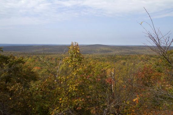 Viewpoint on Blue Mountain trail.