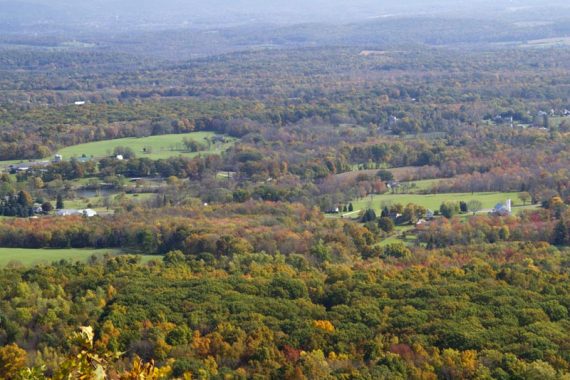 Rural Jersey from Sunrise Mountain viewpoint.