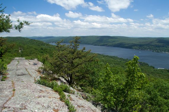 View over Greenwood Lake and looking into NY from the Ernest Walker trail