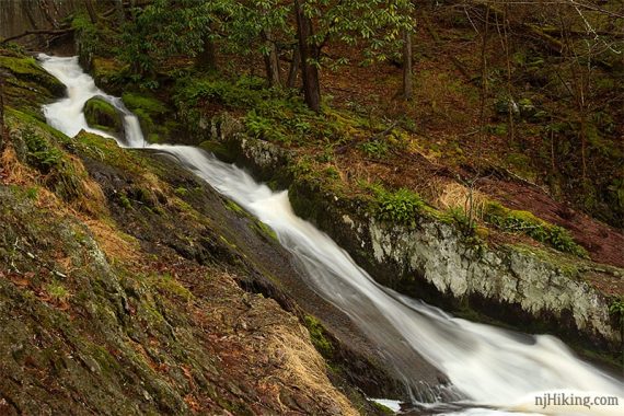 The Tea Cup cascade.