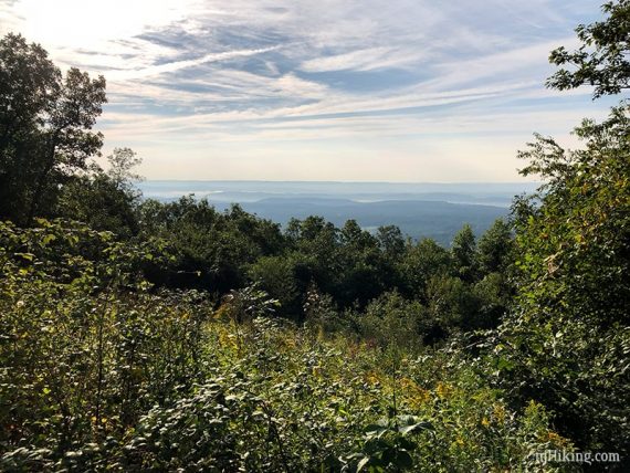 View from the overlook parking lot.