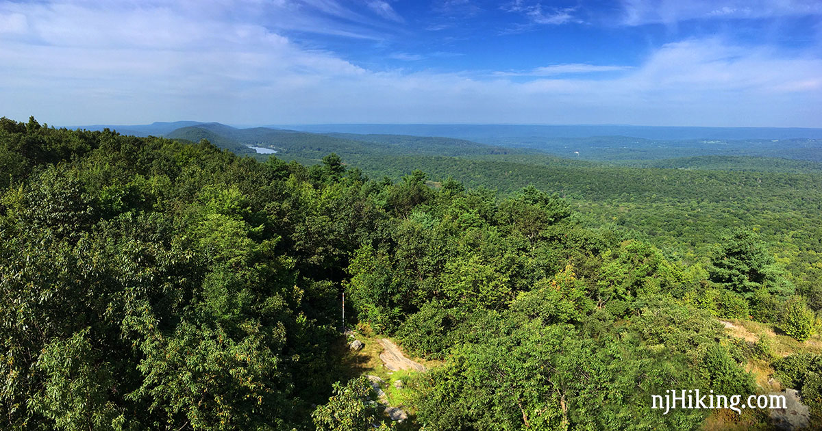 Sunrise Mountain, Culver Fire Tower, Culvers Gap in Summer