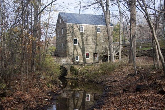 Cooper Mill reflected in the Black River