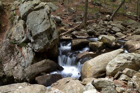 Beautiful cascades along the Falling Waters trail.