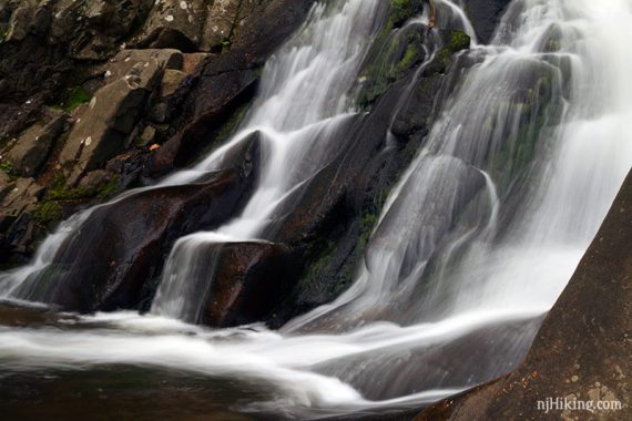 Close up of Schooley's Falls.