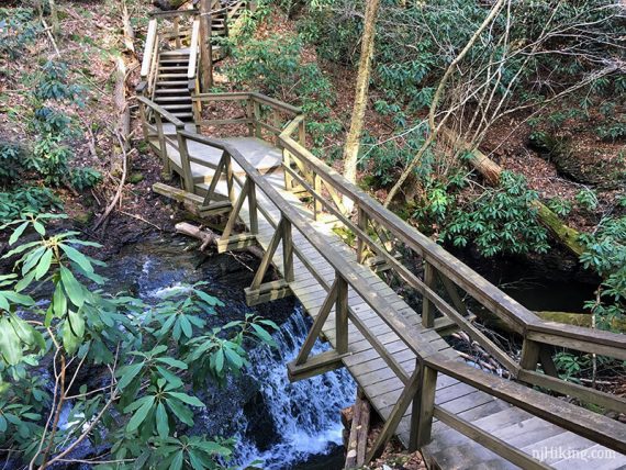 Stairs To the upper viewing area