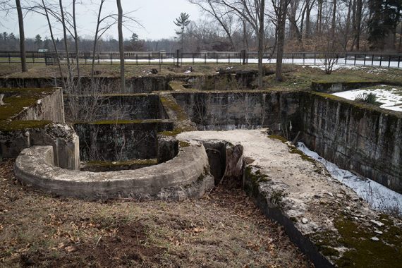 Remains of an old foundation.