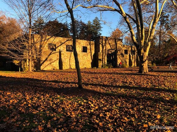 Outside of the Hay Barn at Duke Farms.